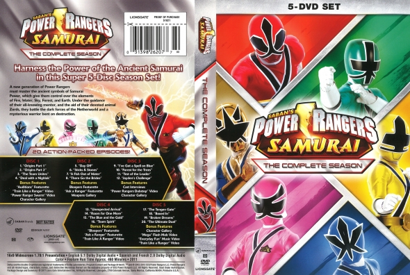 Covercity Dvd Covers Labels Power Rangers Samurai The Complete