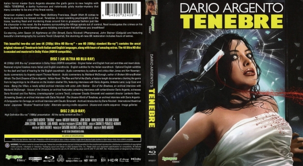 Tenebre bluray cover