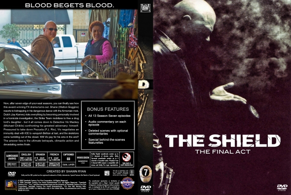 The Shield - Season 7 (spanning spine)
