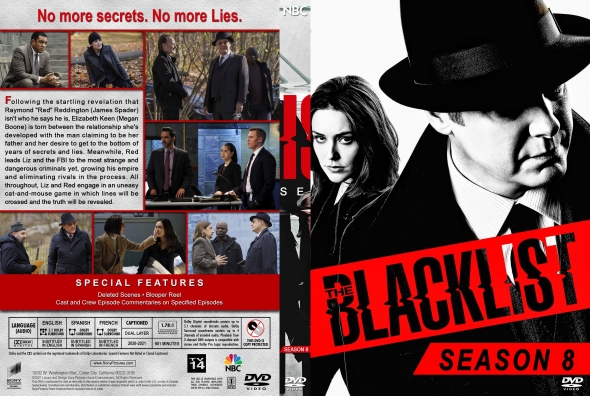 The Blacklist - Season 8 (spanning spine)