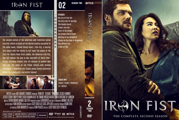 Iron Fist: Season 2 (2018) R0 Custom DVD Covers 