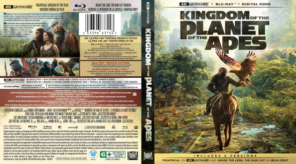 Kingdom Of The Planet Of The Apes  (4K)
