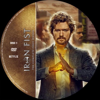 Iron Fist - Season 1; disc 1