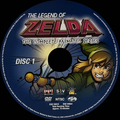 The Legend Of Zelda - The Complete Animated Series; disc 1