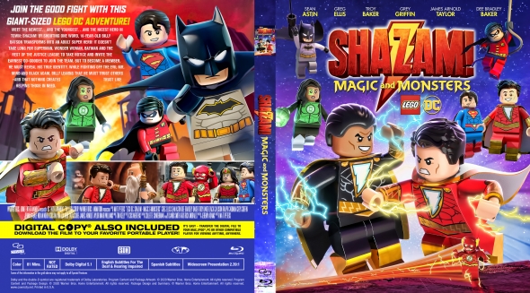 CoverCity DVD Covers Labels LEGO DC Shazam Magic Monsters