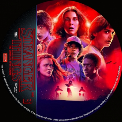 CoverCity - DVD Covers & Labels - Stranger Things - Season 5; disc 3