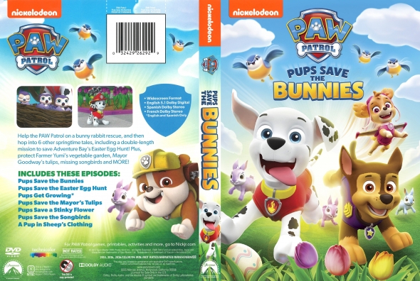 CoverCity - DVD Covers & Labels - Paw Patrol: Save the Bunnies