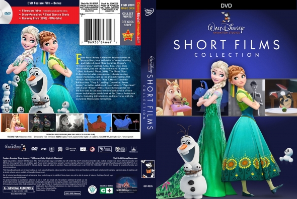 Walt Disney Animation Studios Short Films Collection custom Dvd cover