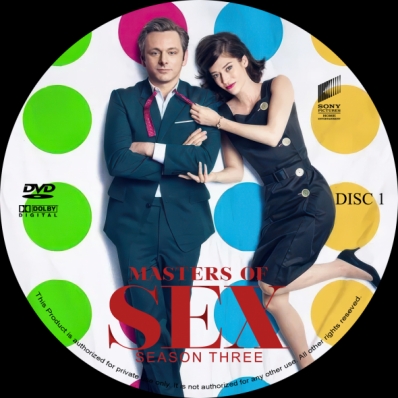 Masters of Sex - Season 3; disc 1