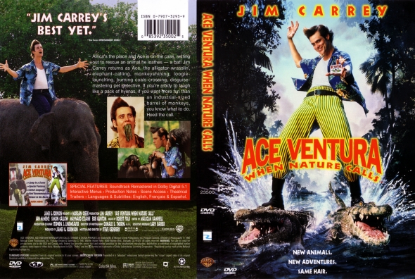 Sygeplejeskole form Ooze CoverCity - DVD Covers & Labels - Ace Ventura: When Nature Calls