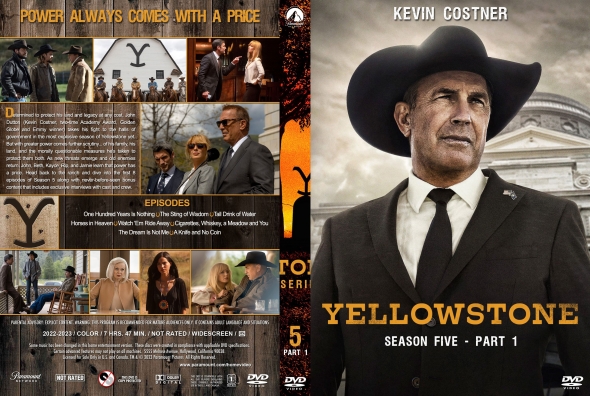Yellowstone - Season 5, Part 1 (spanning spine)