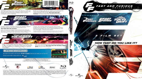 Fast and Furious Collection (1,2,3)