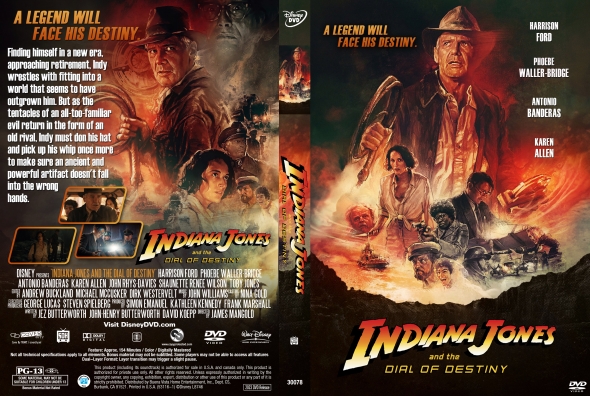 Indiana Jones Dial Of Destiny dvd cover - DVD Covers & Labels by