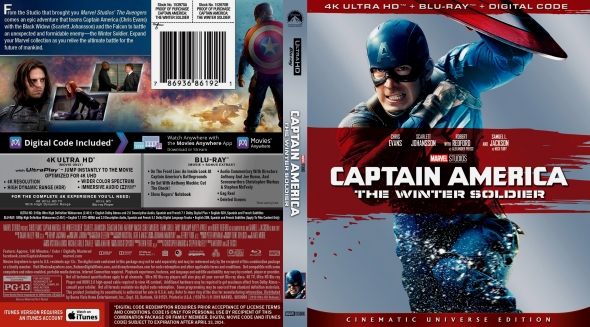 Captain America: The Winter Soldier (DVD) 