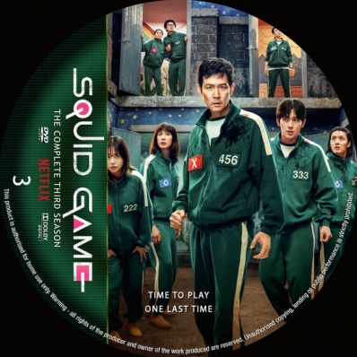 Squid Game - Season 3; disc 3