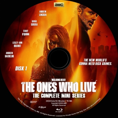 The Walking Dead: The Ones Who Live - Mini Series; disk 1