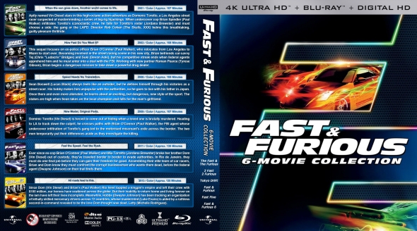 Fast & Furious 6-Movie Collection (4K)