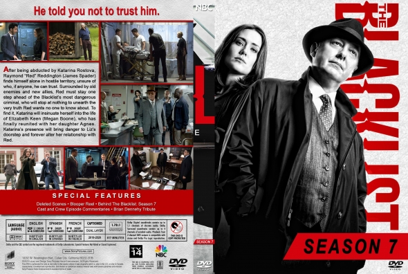 The Blacklist - Season 7 (spanning spine)