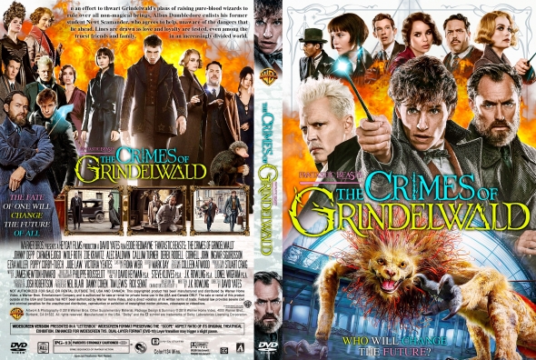 Fantastic Beasts Vinyl-Aufkleber-Set – Offiziell Lizenziert, 10 X 12,5 Cm (5 Stück)
