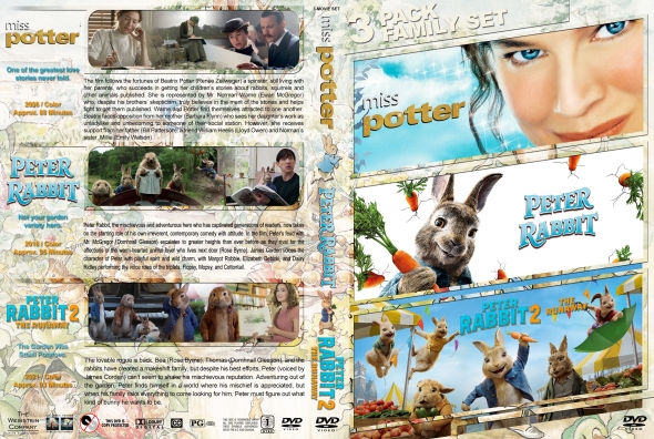 Miss Potter / Peter Rabbit / Peter Rabbit 2: The Runaway Triple Feature