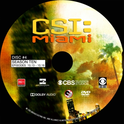 CSi: Miami - Season 10; disc 4
