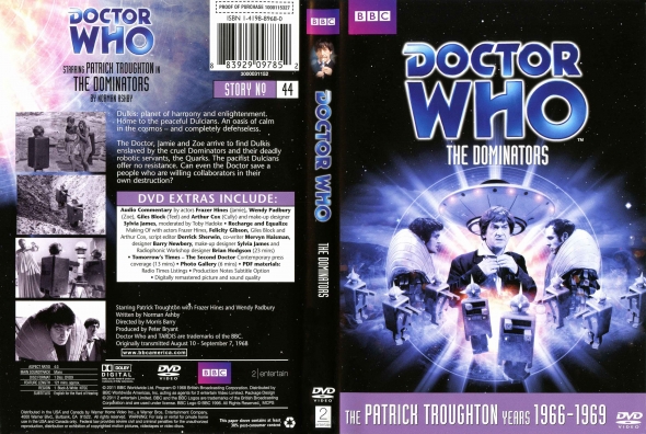 CoverCity - DVD Covers & Labels - Doctor Who: The Dominators