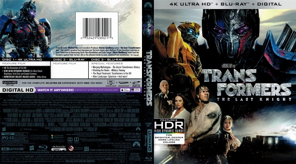 transformers the last knight 4k blu ray
