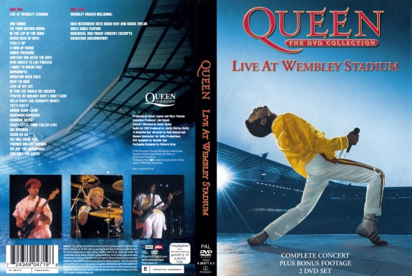 Queen - Live At Wembley Stadium 2 Disc Cover