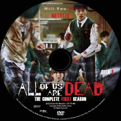 All of Us Are Dead - Season 1; disk 1