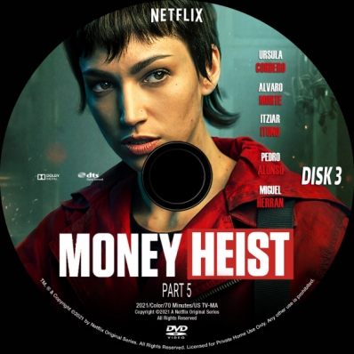 CoverCity - DVD Covers & Labels - Money Heist - Season 5; disk 3