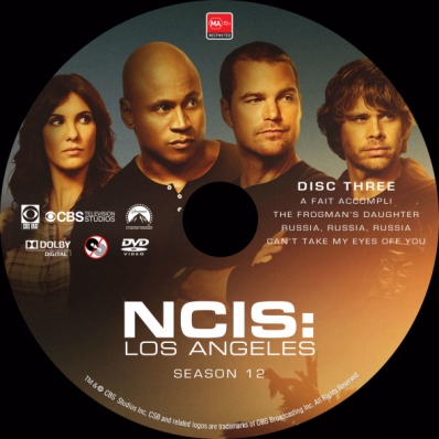 NCIS: Los Angeles - Season 12; disc 3