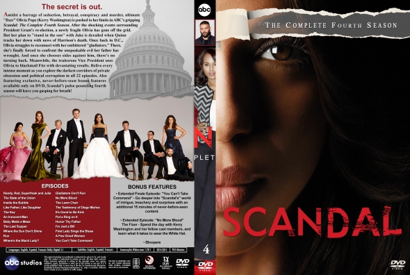 Scandal - Season 4 (spanning spine)
