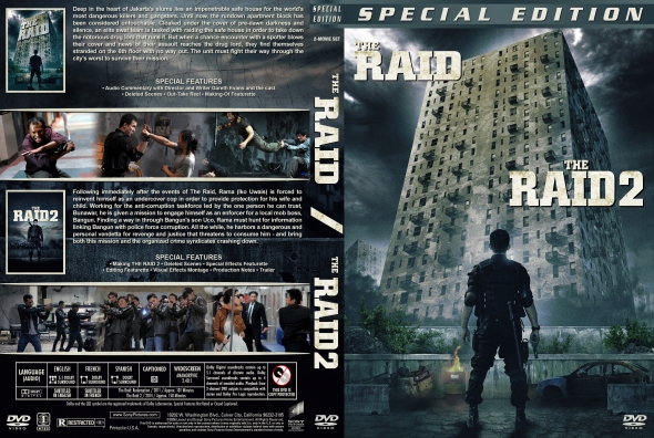 CoverCity - DVD Covers & Labels - The Raid / The Raid 2 Double