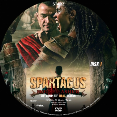 Spartacus: House of Ashur - Season 1; disk 1