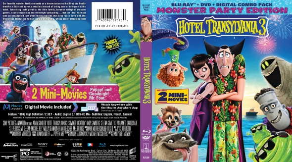 CoverCity - DVD Covers & Labels - Hotel Transylvania 3: Summer Vacation