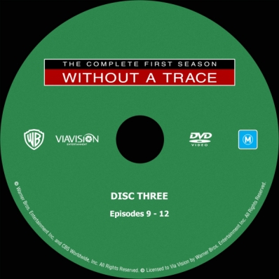 Without A Trace - Season 1; disc 3