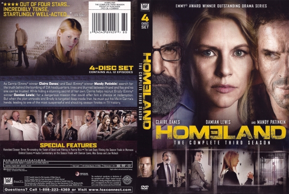 CoverCity - DVD Covers & Labels - Homeland - Season 3