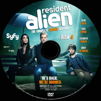 Resident Alien - Season 2; disk 4