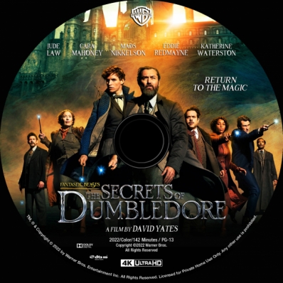 Fantastic Beasts: The Secrets of Dumbledore 4K