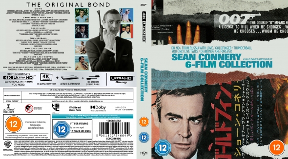 The Sean Connery James Bond 6-Film Collection 4K