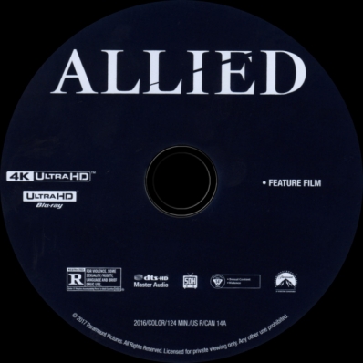 CoverCity - DVD Covers & Labels - Allied 4K