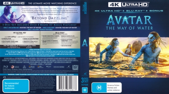 CoverCity - DVD Covers & Labels - Avatar - The Way Of Water 4K