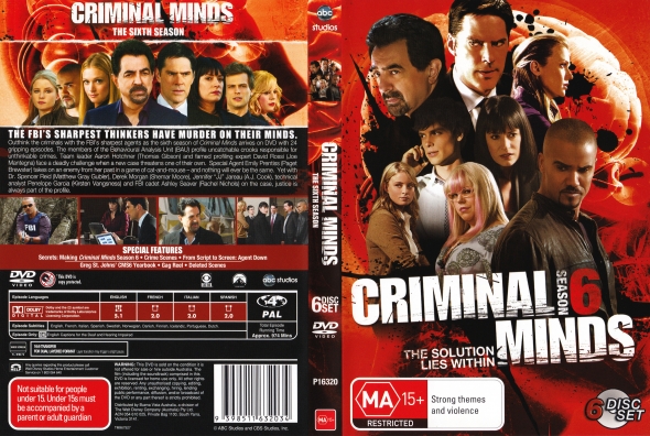 あNo.109　CRIMINAL MINDS シーズン6 DVDセット あNo.109 CRIMINAL MINDS シーズン6 DVDセット Amazon.com