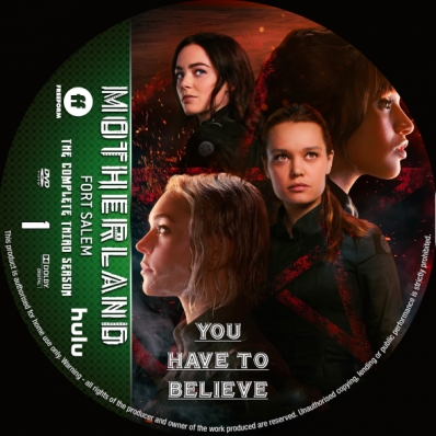 Motherland Fort Salem - Season 3; disc 1