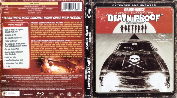 Grindhouse Death Proof Bluray