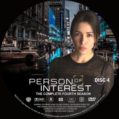 Person of Interest - Season 4; disc 4