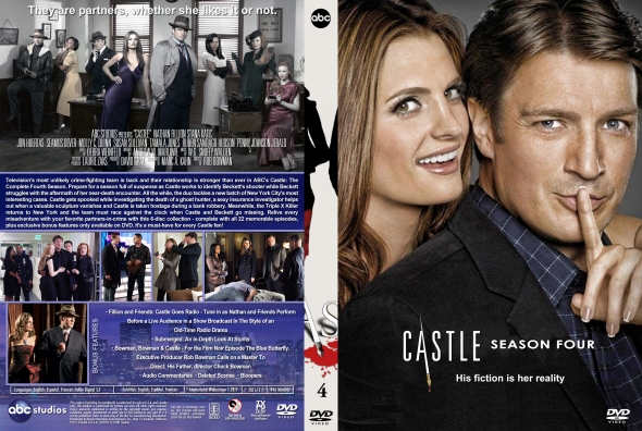 Castle - Season 4 (spanning spine)