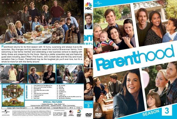Parenthood - Season 3 (spanning spine)