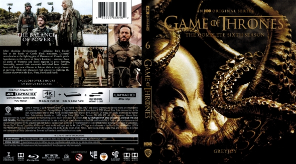 Game of Thrones 4K - Season 6