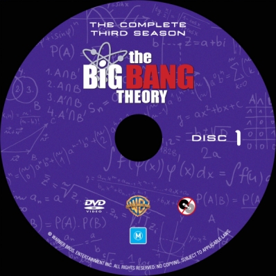 CoverCity - DVD Covers & Labels - The Big Bang Theory - Season 3; disc 1